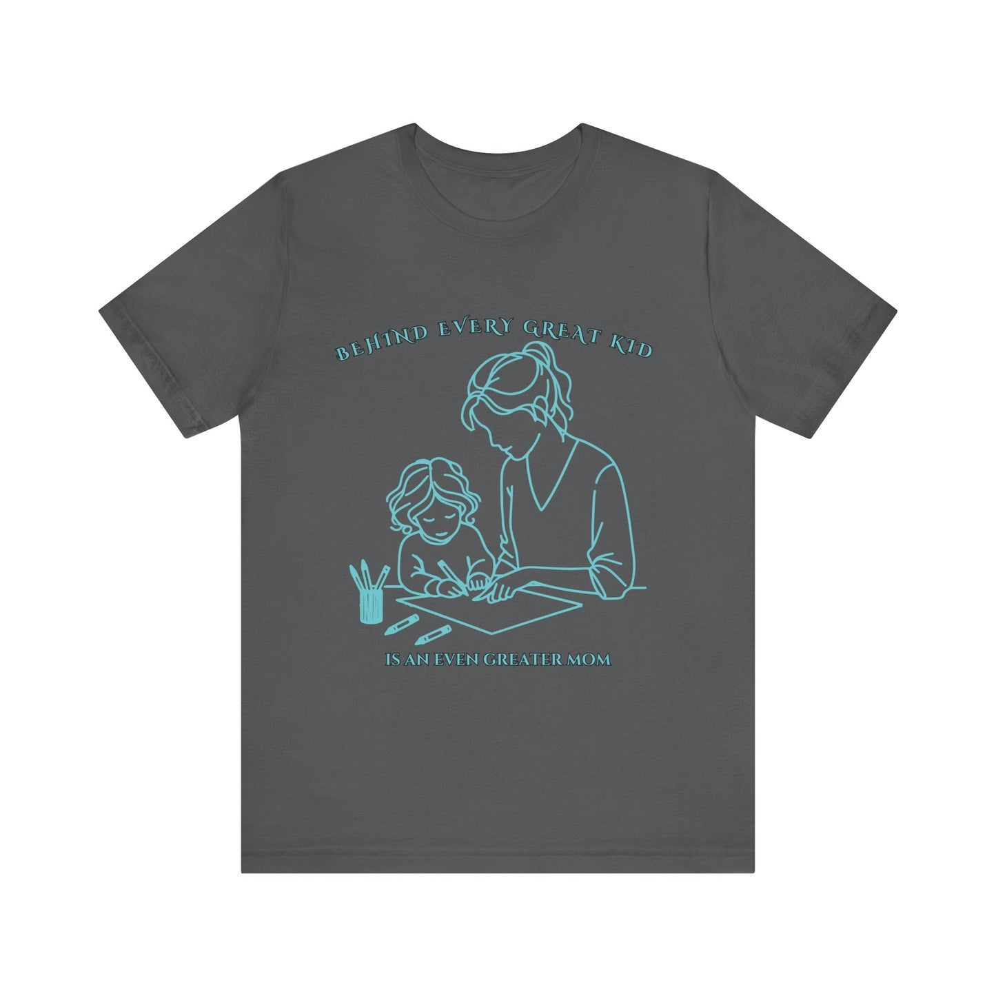 Mom and Child Inspiration Tee, Great Mom T-Shirt, Gift for Moms, Parenting Shirt, Casual Wear, Family Love Top