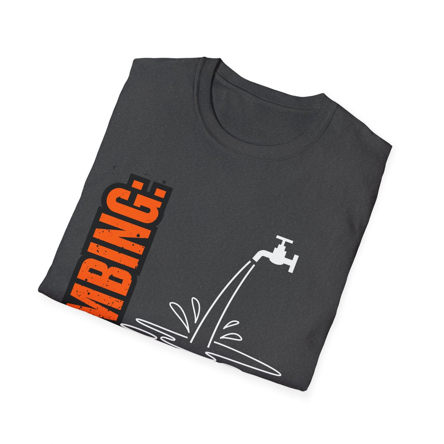 Plumbing Flow State Tee, Unisex Softstyle T-Shirt, Casual Workwear, Gift for Plumbers, Home Improvement Enthusiasts