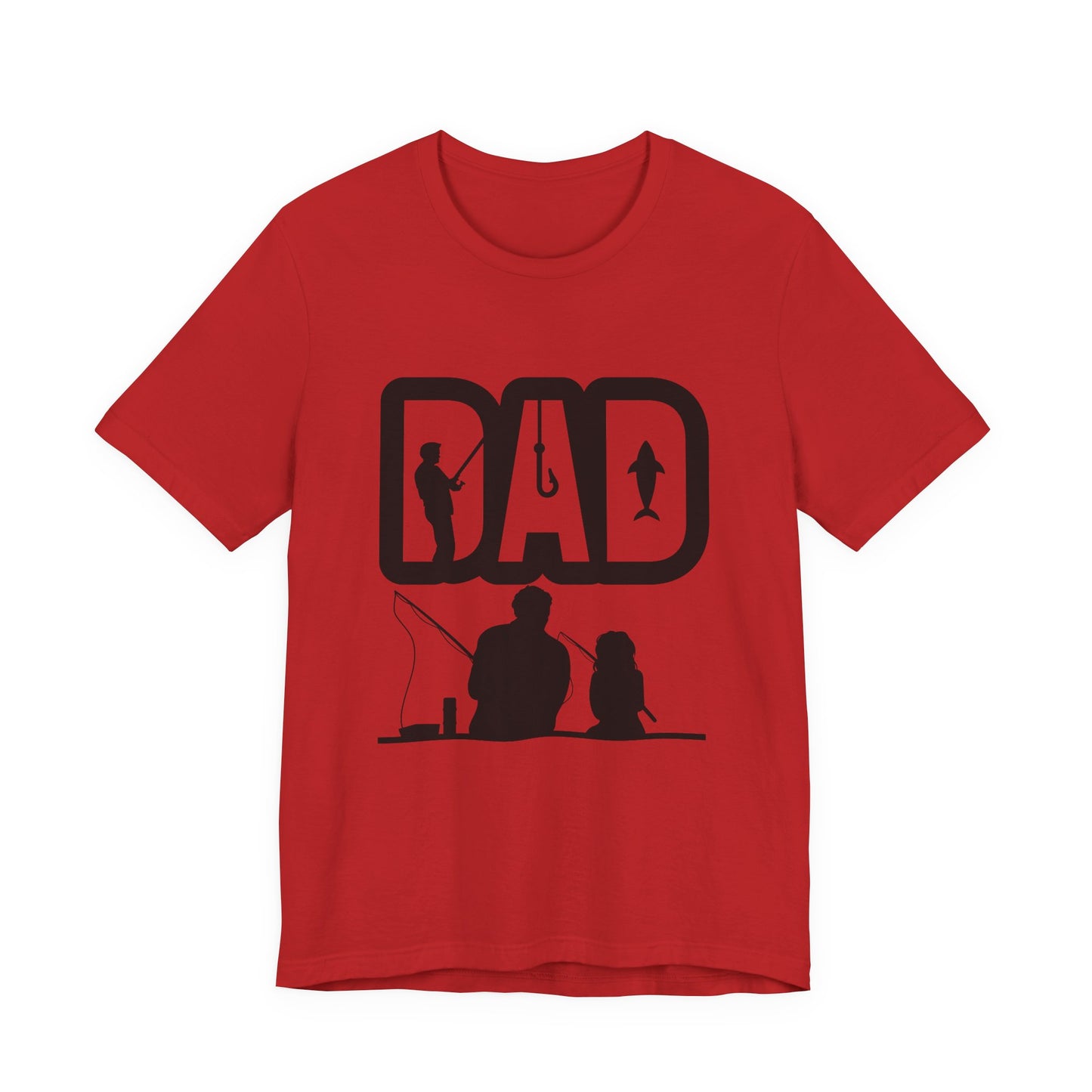 Father and Child Fishing Tee, Perfect Gift for Dads, Fishing Enthusiast Shirt, Father's Day Apparel, Family Bonding Tee