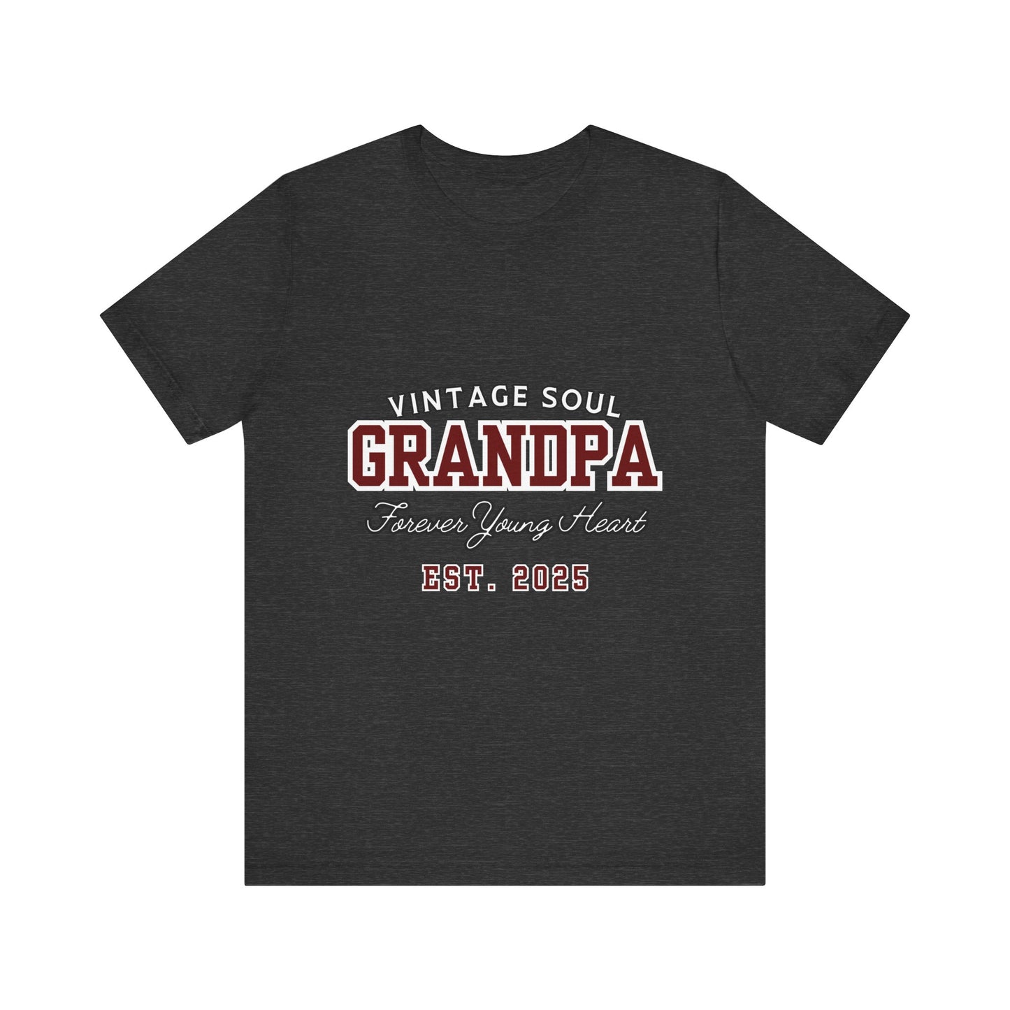 Vintage Soul Grandpa Tee | Perfect Gift for New Grandpas, Father's Day Present, Casual Wear, Family Gatherings, Comfortable Style
