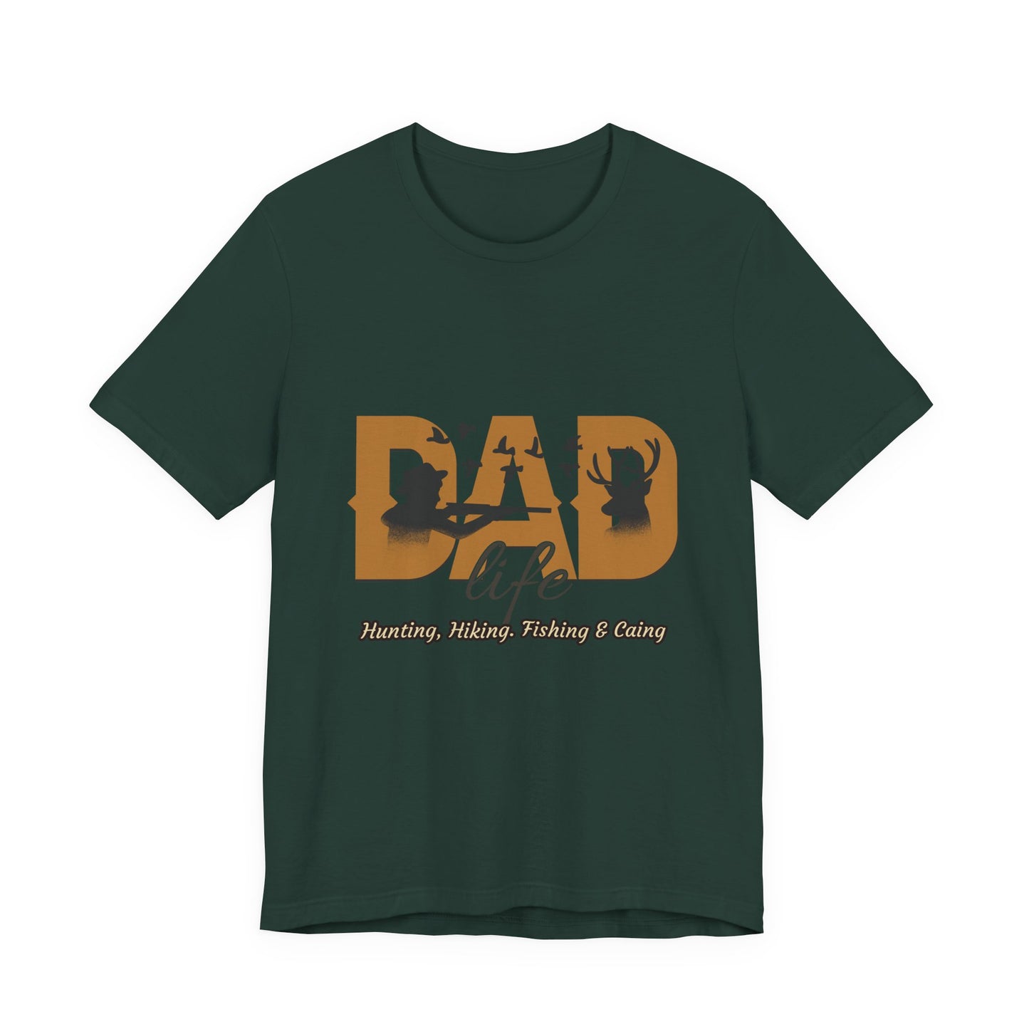 Dad Life Short Sleeve Tee - Celebrate Fatherhood, Gift for Dads, Casual Everyday Wear, Father's Day, Family Gatherings, Outdoor Adventures