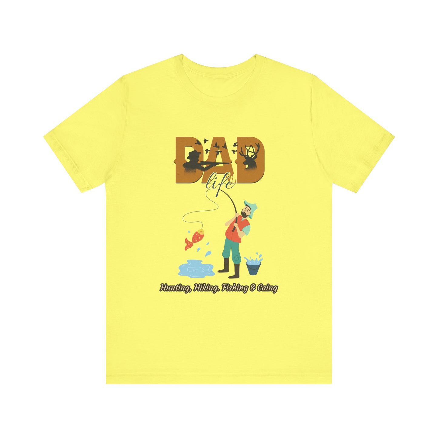 Dad Life Fishing Tee, Perfect for Fathers Day, Outdoor Adventures, Casual Wear, Gift for Dads, Fishing Enthusiasts