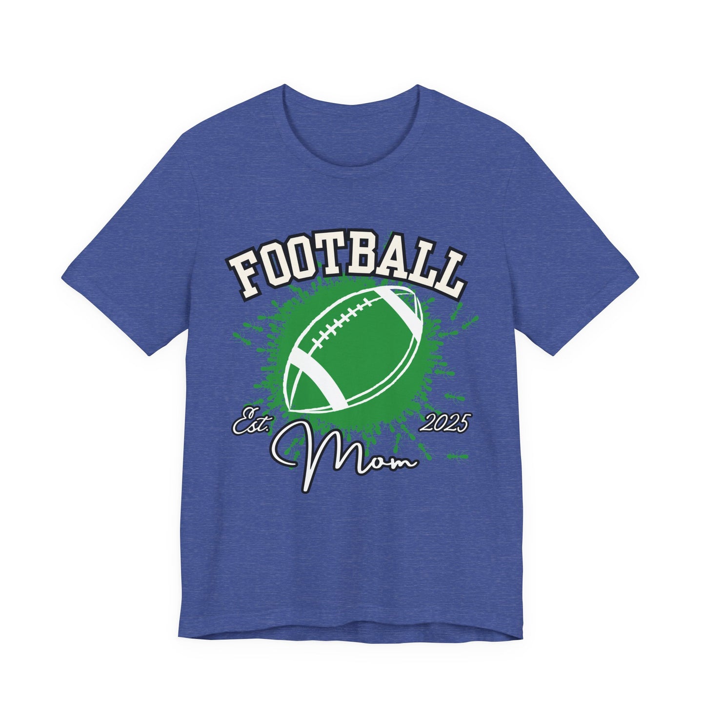 Football Mom Tee, Unisex Short Sleeve T-Shirt, Perfect Gift for Sports Moms, Game Day Apparel, Casual Weekend Wear