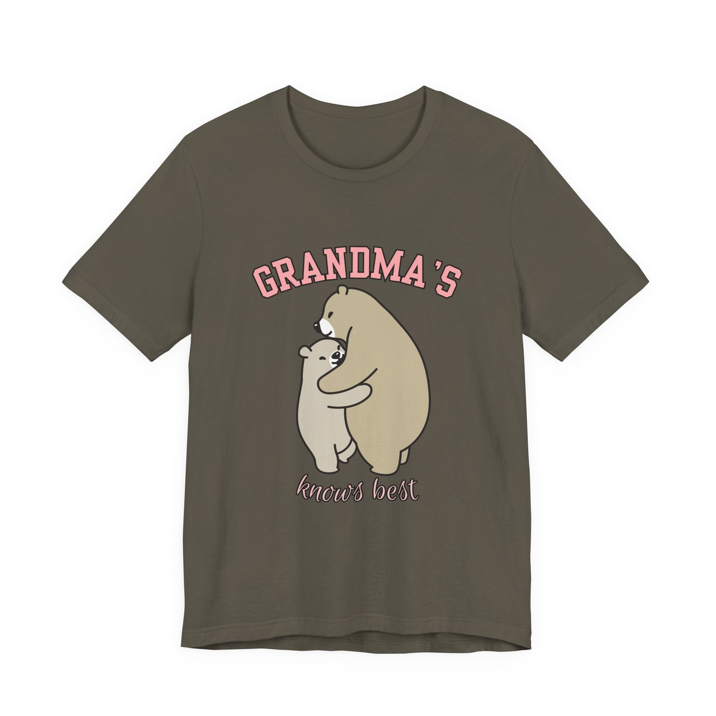 Grandma's Bears Unisex Short Sleeve Tee, Cute T-Shirt for Grandma, Gift for Grandparents, Birthday Gift, Family Matching Outfits