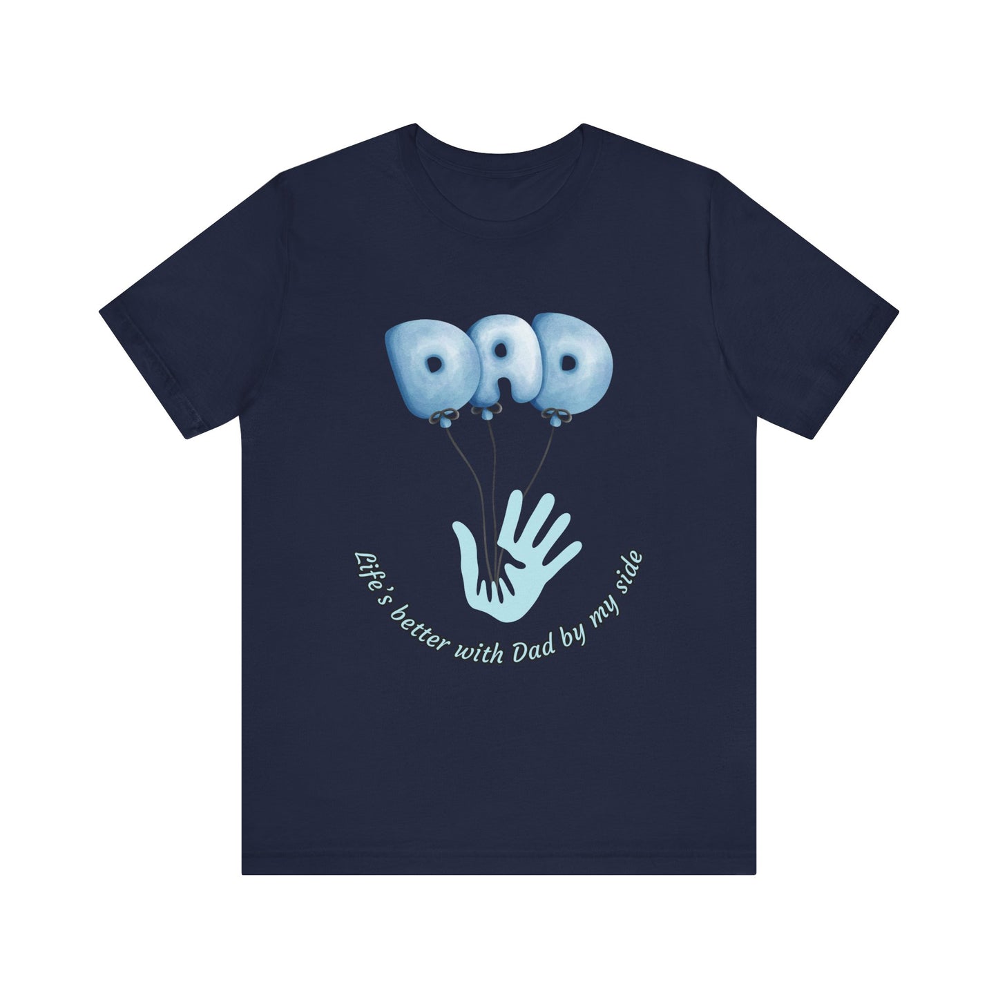 Dad Balloon Tee, Father’s Day Gift, Unisex T-Shirt, Birthday Present, Love for Dad, Family Celebration Apparel