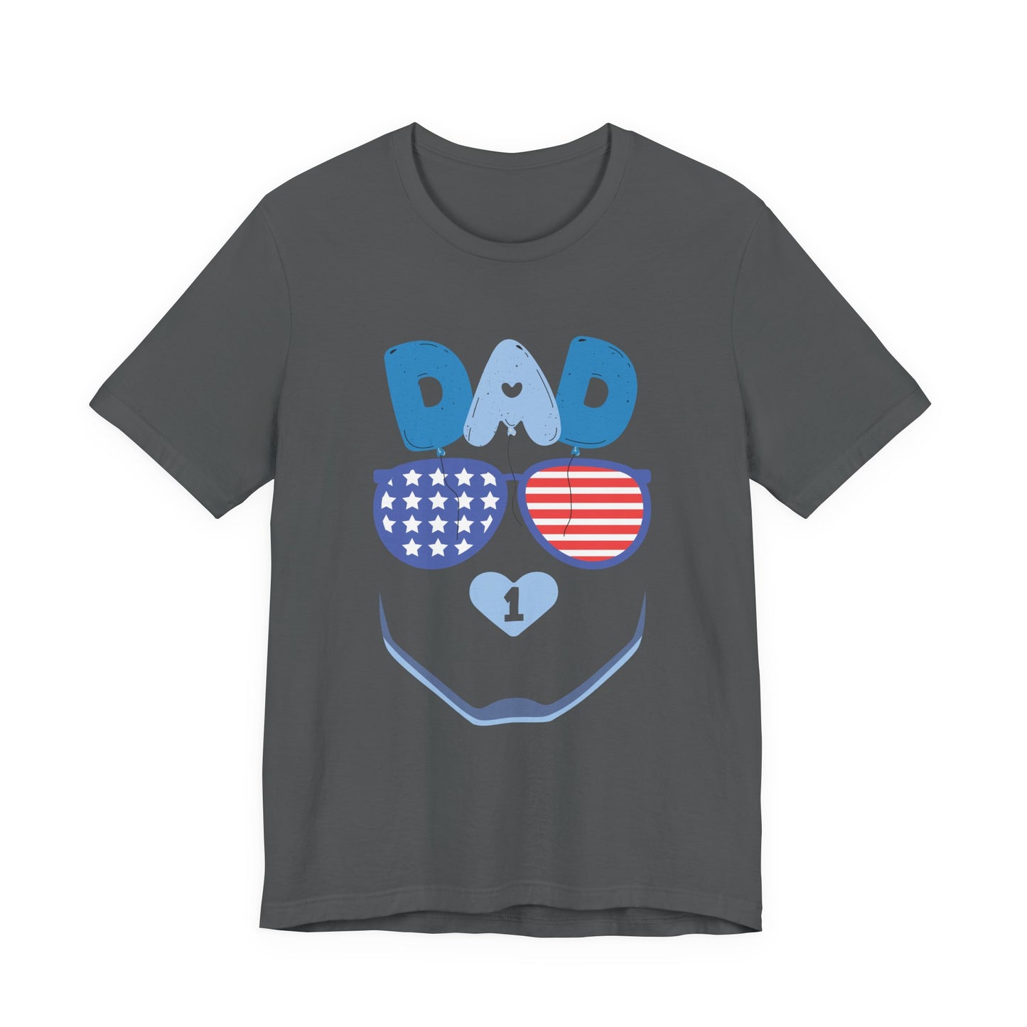 Patriotic Dad Tee, Father's Day Gift, USA Pride Shirt, Unisex Graphic T-Shirt, Summer Casual Wear