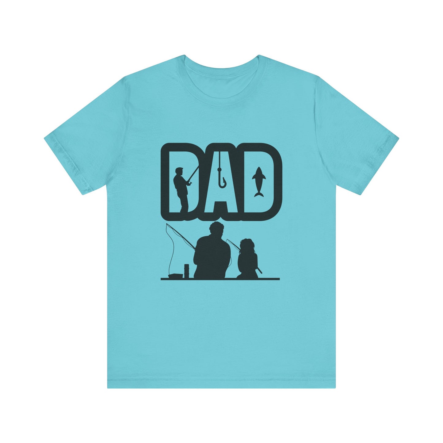 Father and Child Fishing Tee, Perfect Gift for Dads, Fishing Enthusiast Shirt, Father's Day Apparel, Family Bonding Tee