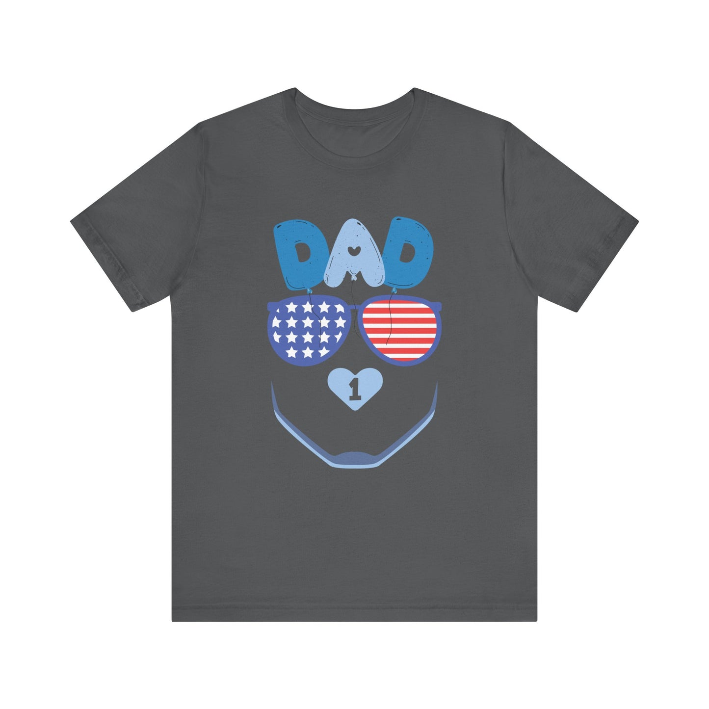 Patriotic Dad Tee, Father's Day Gift, USA Pride Shirt, Unisex Graphic T-Shirt, Summer Casual Wear
