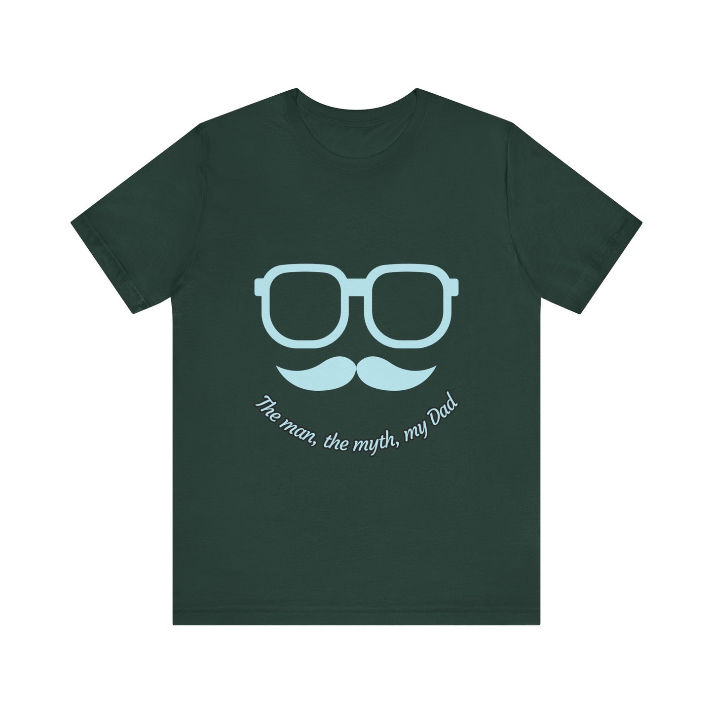 Dad Myth Short Sleeve Tee, Father's Day Gift, Unisex T-Shirt, Funny Dad Shirt, Casual Dad Apparel, Gift for Him