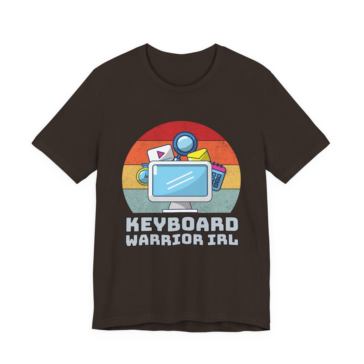 Playful Keyboard Warrior Tee, Gamer Shirt, Geek Fashion, Cute Coding Gift, Unisex Casual Tee, Retro Gaming Apparel