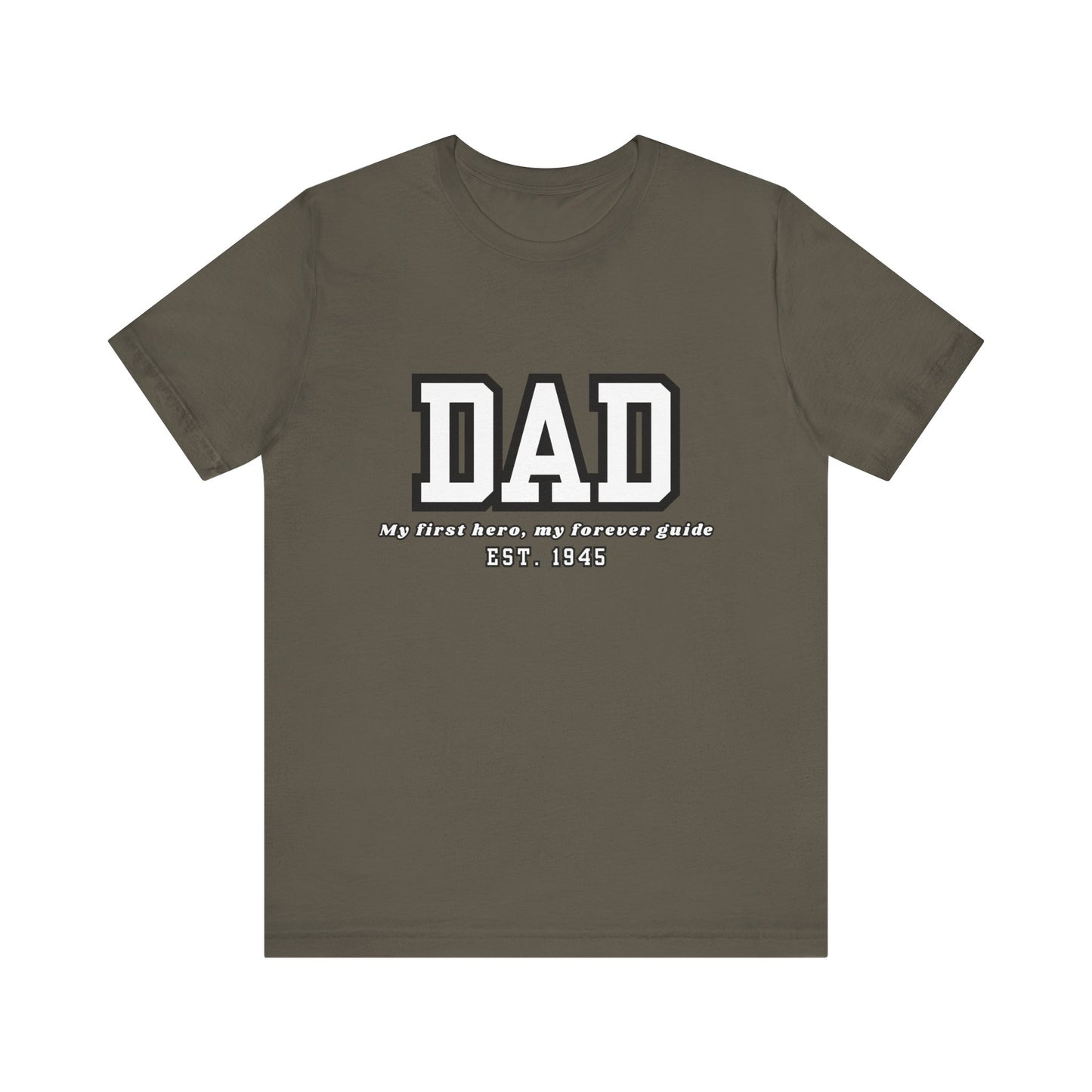 Dad Est. 1986 Unisex Tee - Gift for Father's Day, Birthday Tee, Casual Wear, Family T-Shirt, Dad's Day Out