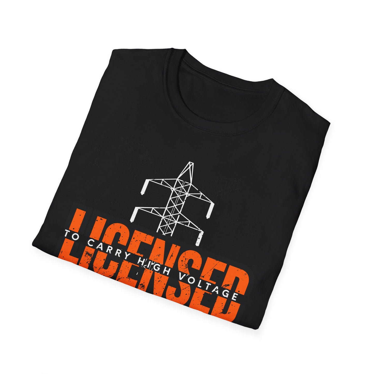 Licensed Electrician Vintage Style Unisex T-Shirt, Casual Wear, Graphic Tee for Everyday Use, Gift for Friends, Trendy Apparel