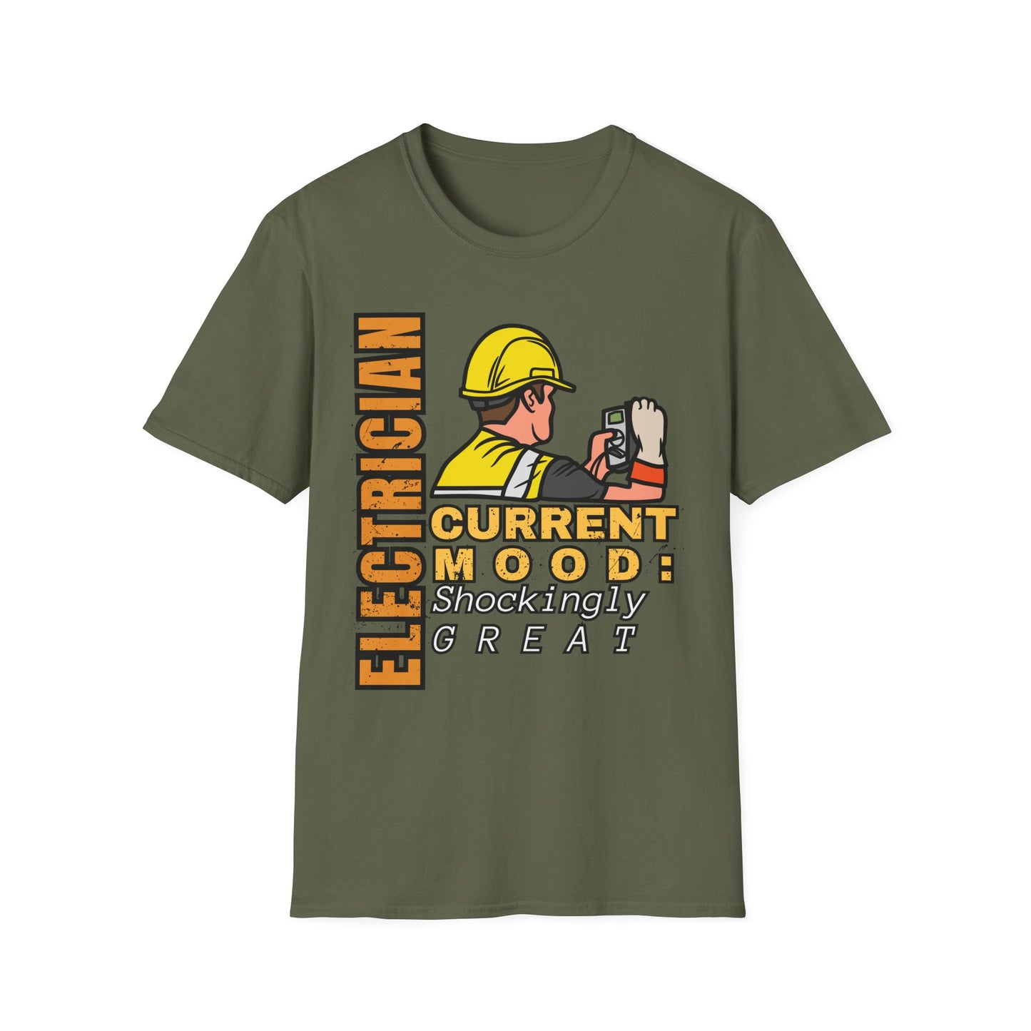 Electrician Mood T-Shirt - Perfect for Birthdays, Celebrations, Gifts for Electricians, Workwear, Casual Wear