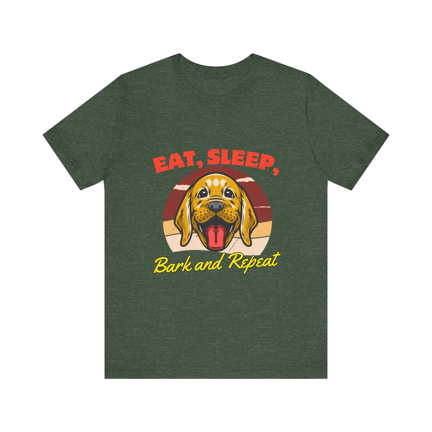 Dog Lover's Eat, Sleep, Bark Tee | Funny Pet T-Shirt, Gift for Dog Owners, Cute Canine Apparel, Dog Mom Shirt, Animal Lover Tops