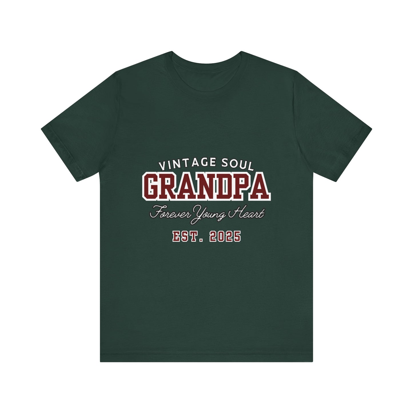 Vintage Soul Grandpa Tee | Perfect Gift for New Grandpas, Father's Day Present, Casual Wear, Family Gatherings, Comfortable Style