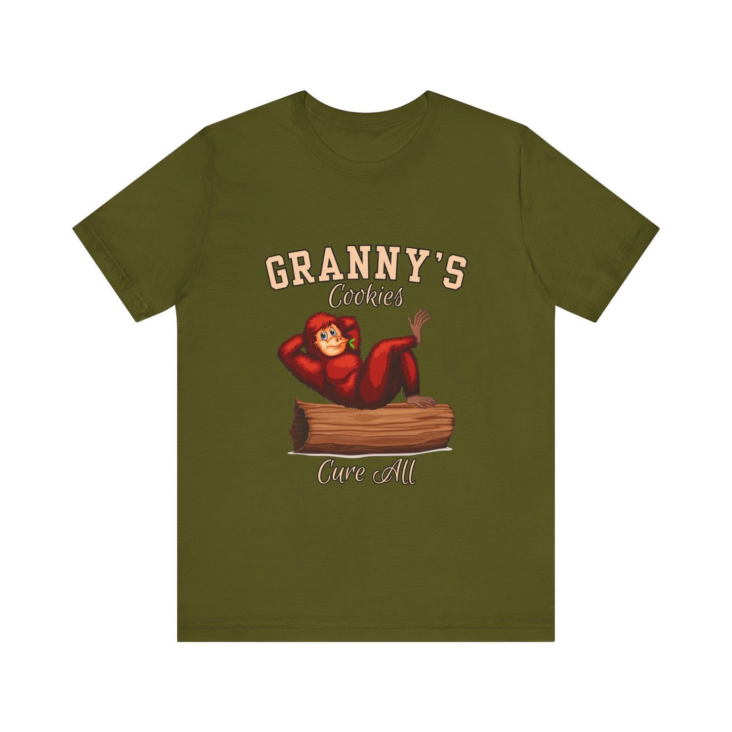 Granny's Cookies Unisex Tee, Cute Cookie Lover Gift, Baking T-Shirt, Funny Foodie Apparel, Family Gathering Shirt, Holiday Gift Idea