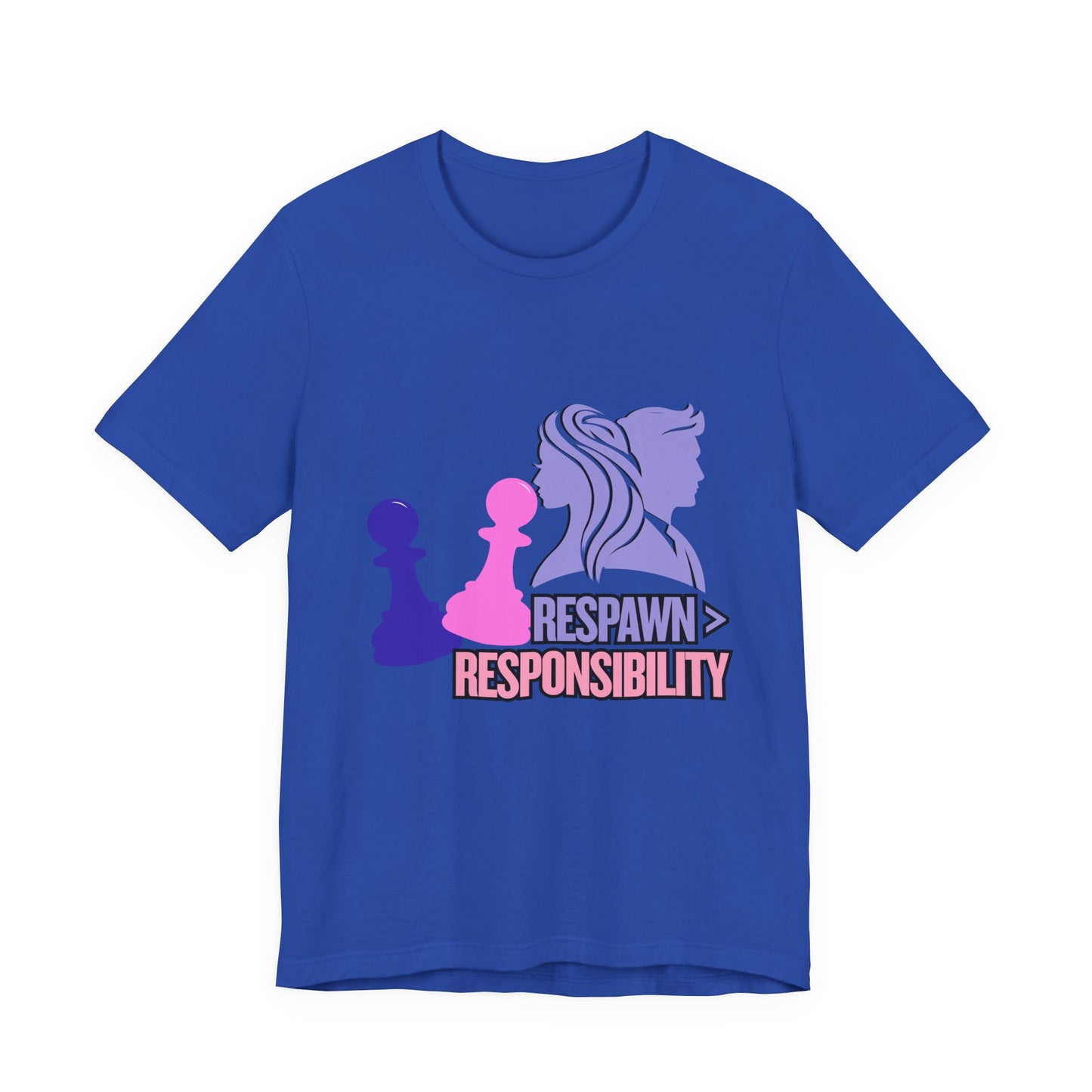 Chess Inspired Graphic Tee, Gamer Shirt, Motivational Quote Top, Casual Wear, Unique Gift for Gamers, Fun Tournament Attire
