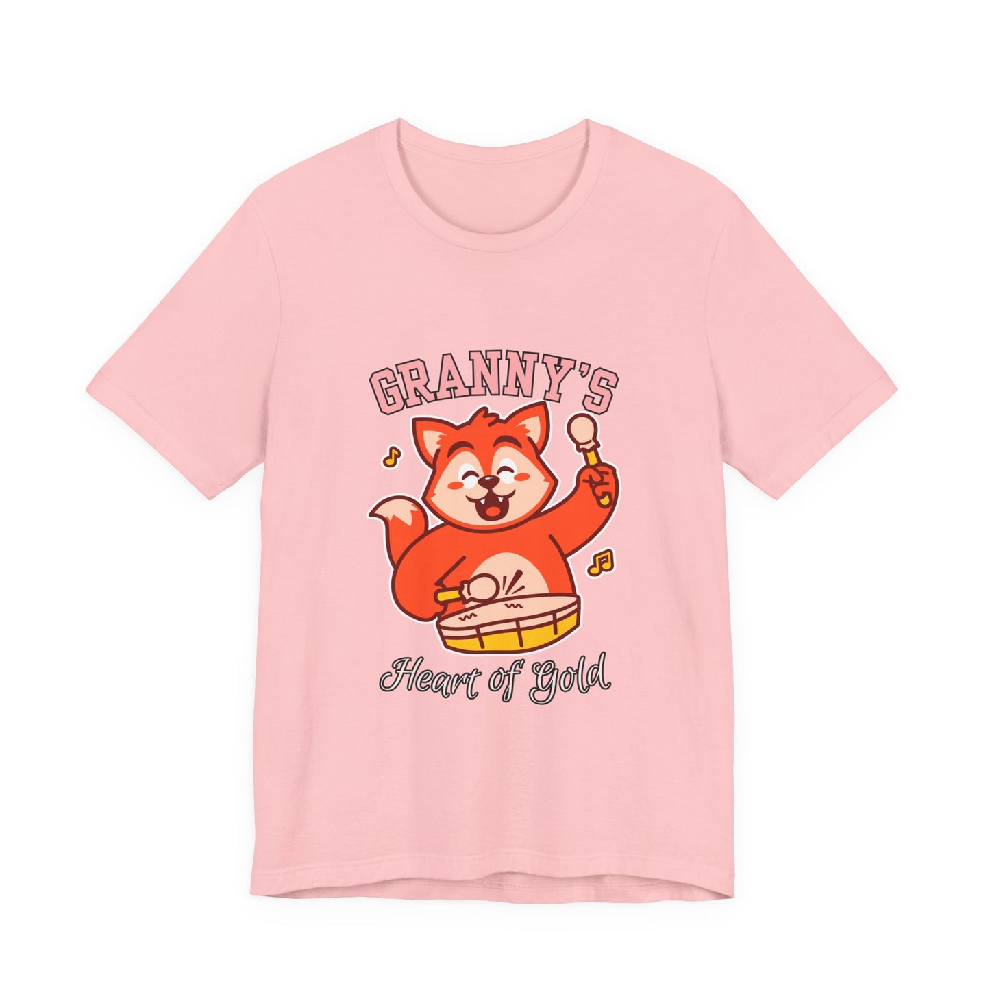 Granny's Heart of Gold Tee, Cute Graphic T-Shirt, Gift for Grandma, Casual Wear, Family Celebration Shirt