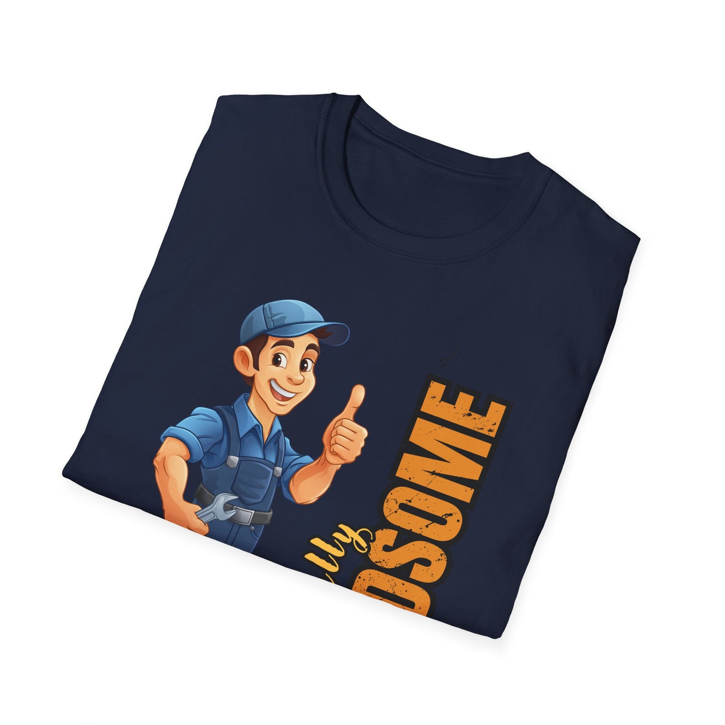 Plumber Handsomeness Unisex T-Shirt | Perfect Gift for Birthdays, Father's Day, Casual Wear, Dad Humor, Softstyle Tee