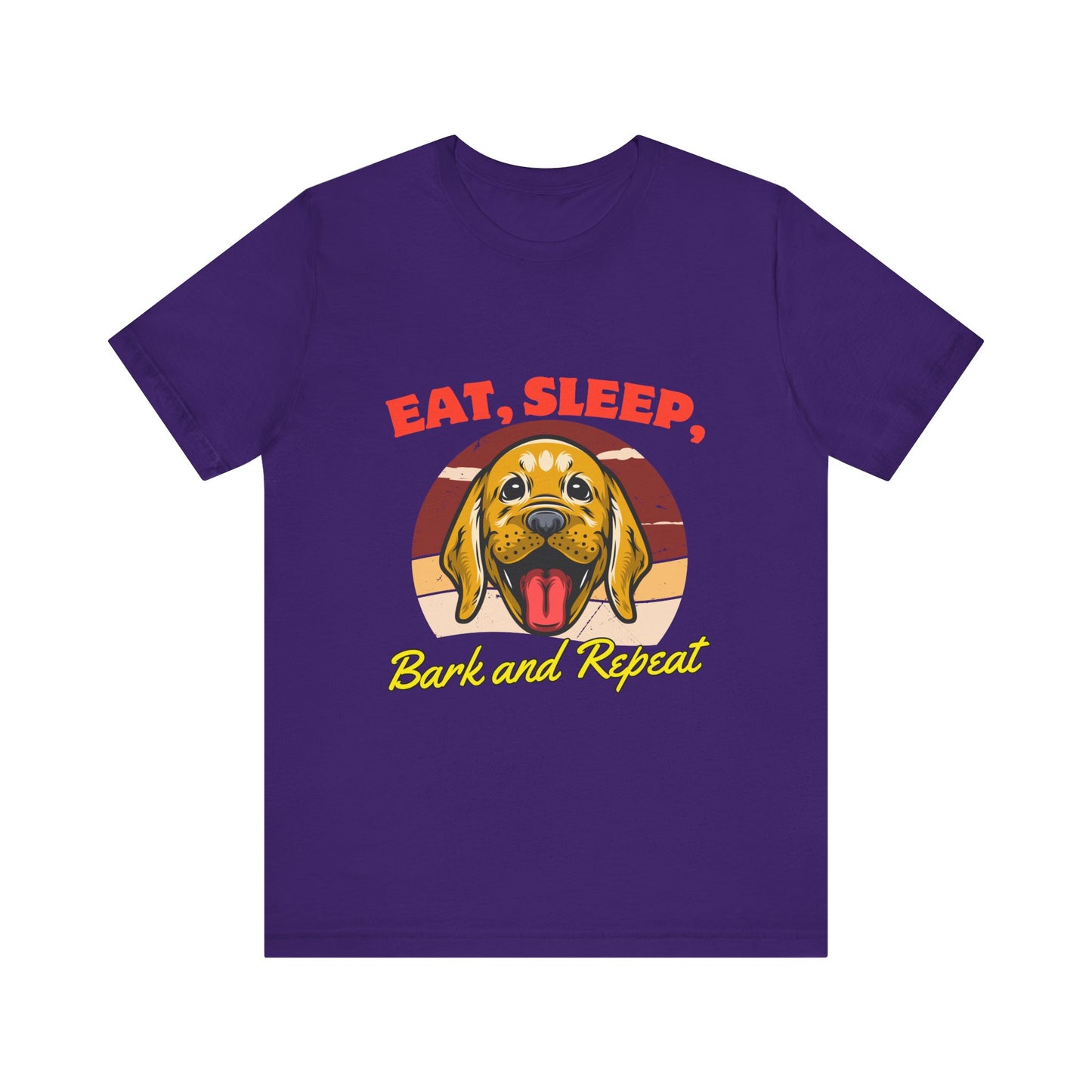 Dog Lover's Eat, Sleep, Bark Tee | Funny Pet T-Shirt, Gift for Dog Owners, Cute Canine Apparel, Dog Mom Shirt, Animal Lover Tops