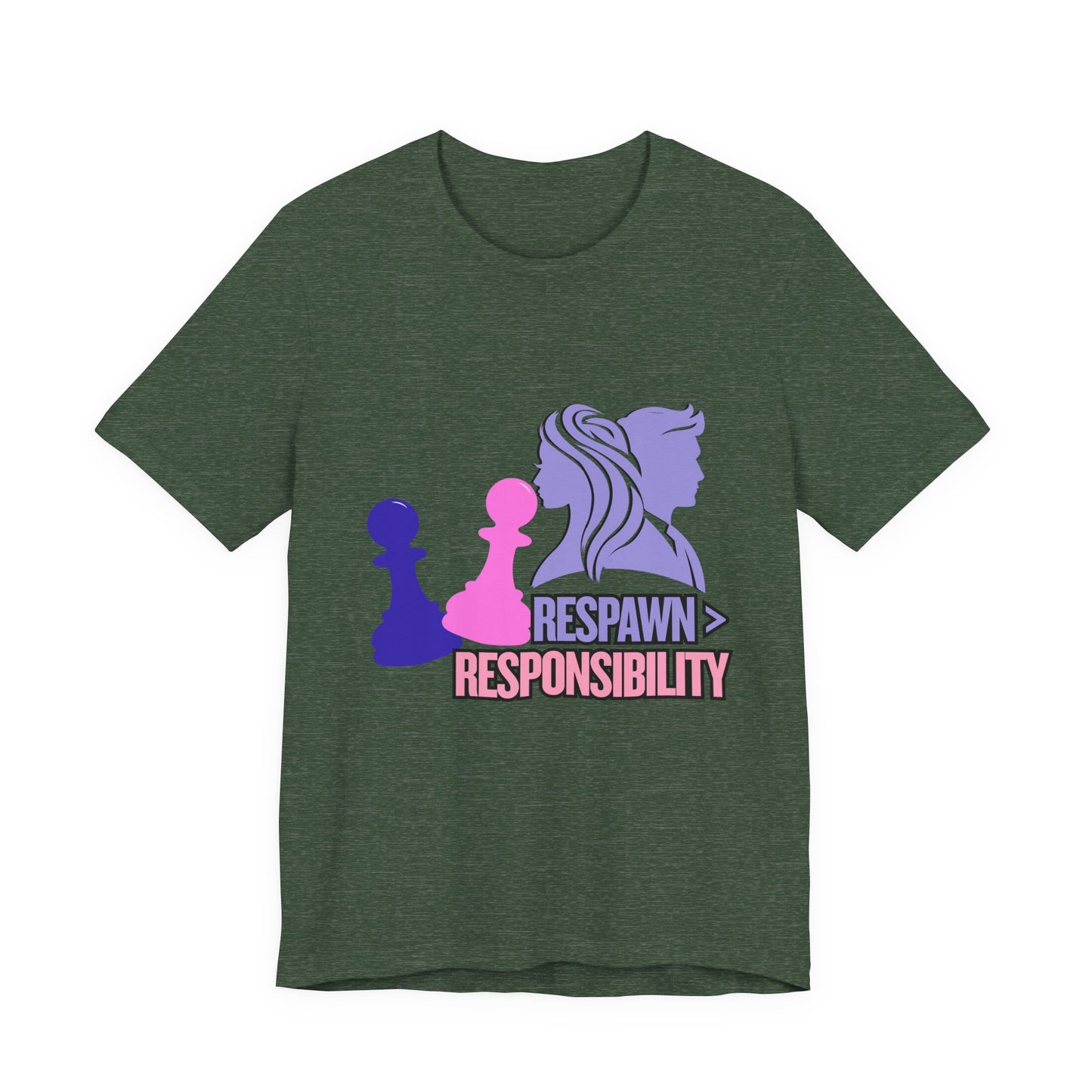 Chess Inspired Graphic Tee, Gamer Shirt, Motivational Quote Top, Casual Wear, Unique Gift for Gamers, Fun Tournament Attire