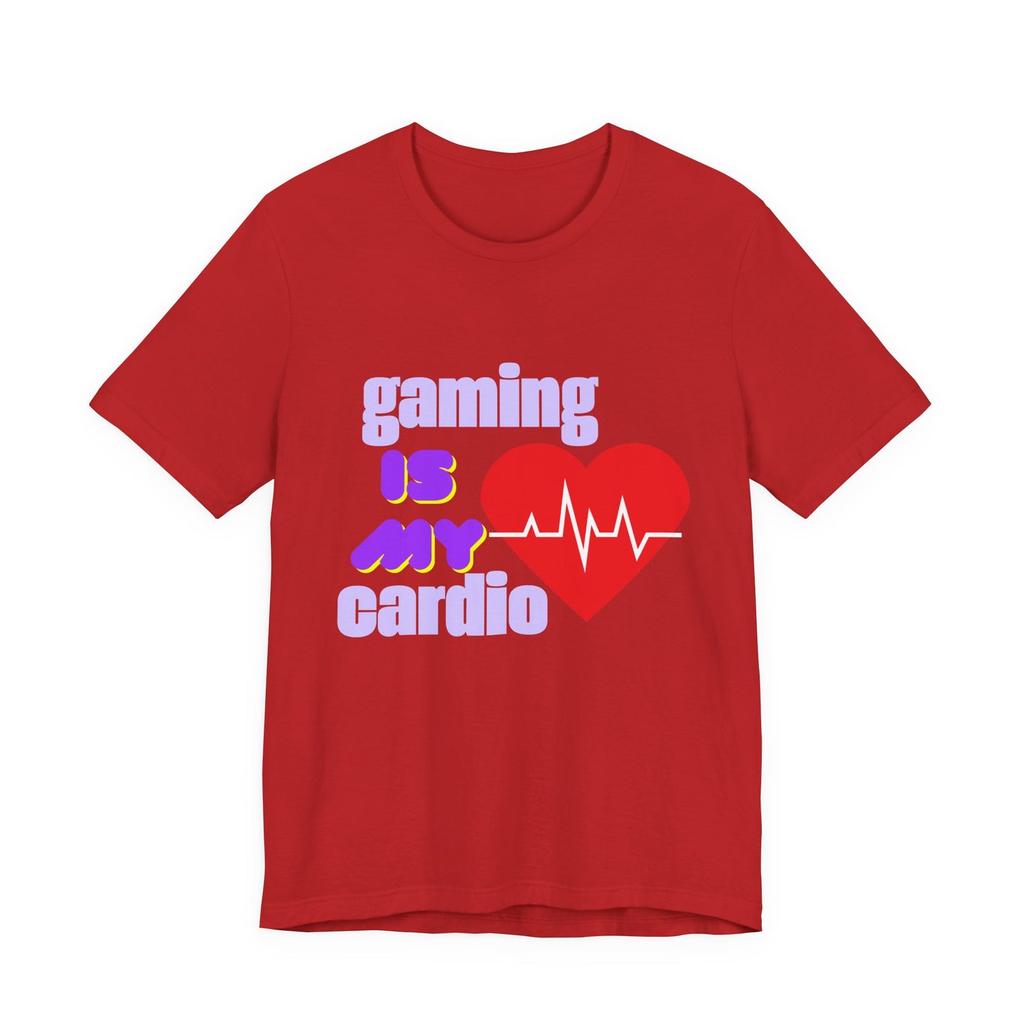 Gaming Is My Cardio Tee, Unisex T-Shirt, Gamer Shirt, Casual Wear, Perfect Gift for Gamers, Fun Graphic Tee