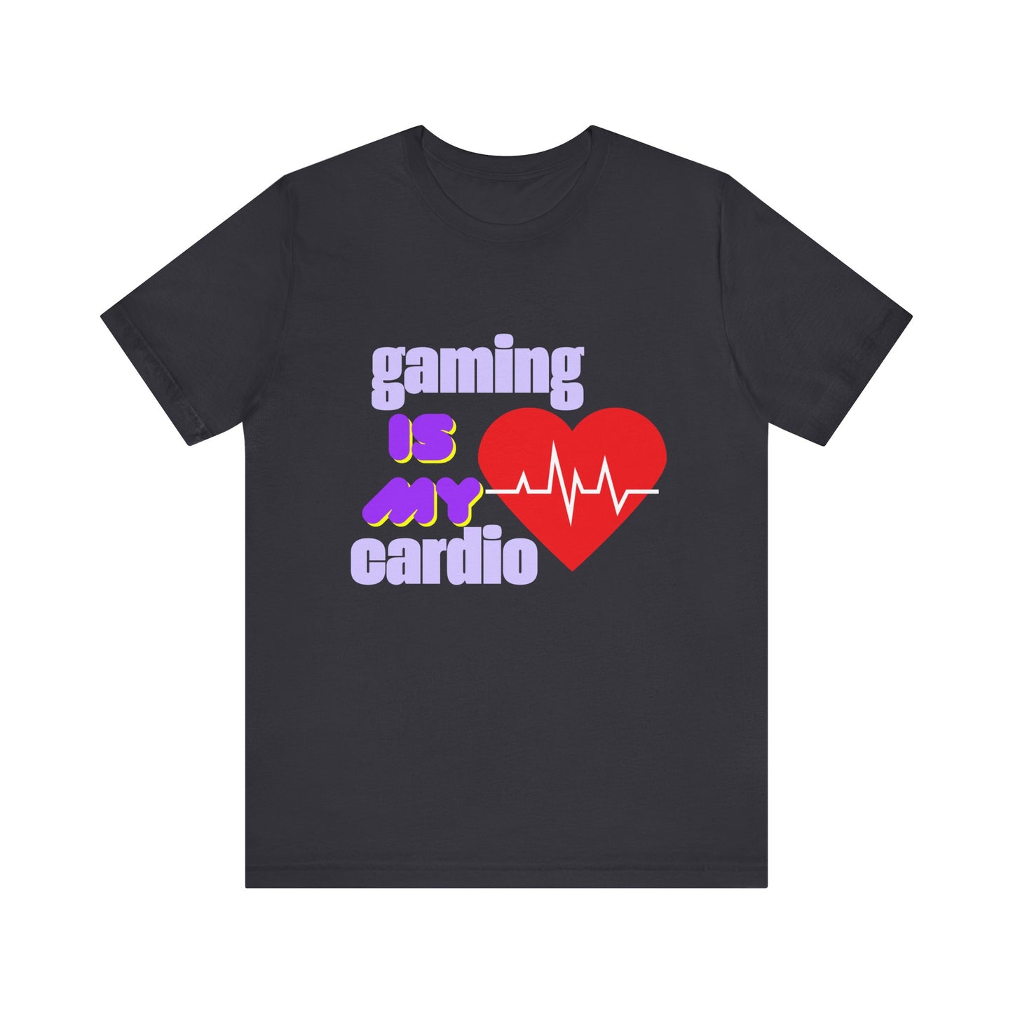 Gaming Is My Cardio Tee, Unisex T-Shirt, Gamer Shirt, Casual Wear, Perfect Gift for Gamers, Fun Graphic Tee
