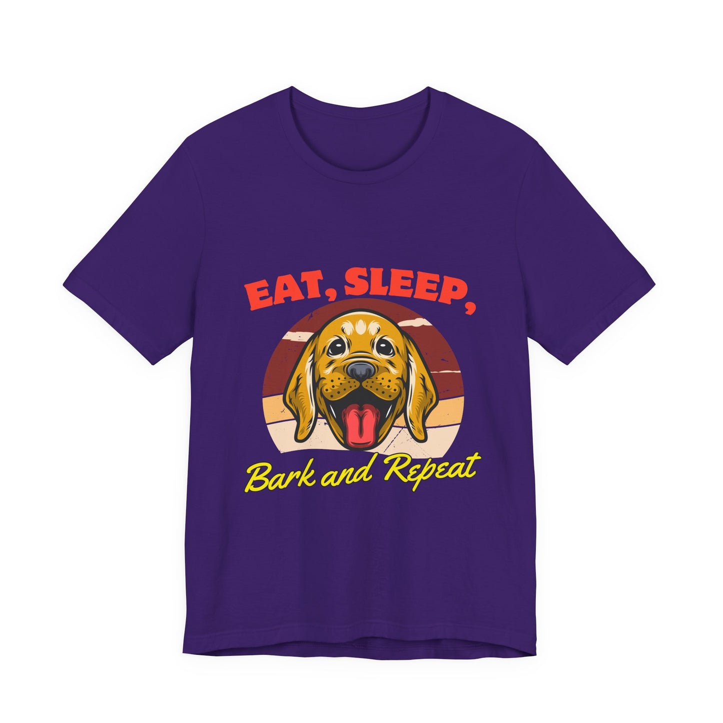 Dog Lover's Eat, Sleep, Bark Tee | Funny Pet T-Shirt, Gift for Dog Owners, Cute Canine Apparel, Dog Mom Shirt, Animal Lover Tops