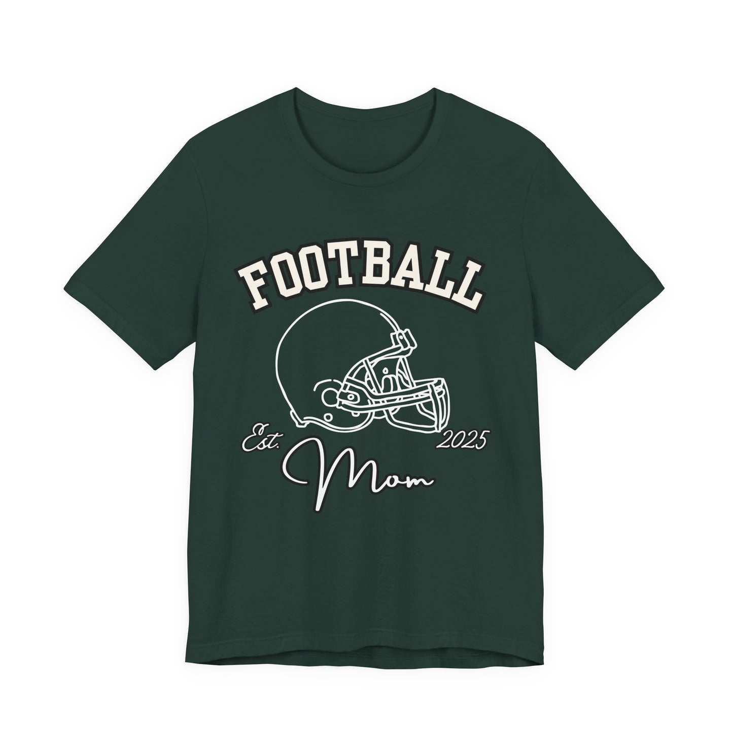 Football Mom Unisex Tee, Sports Fan Shirt, Gift for Moms, Casual Wear, Football Season Apparel, Family Game Day Top