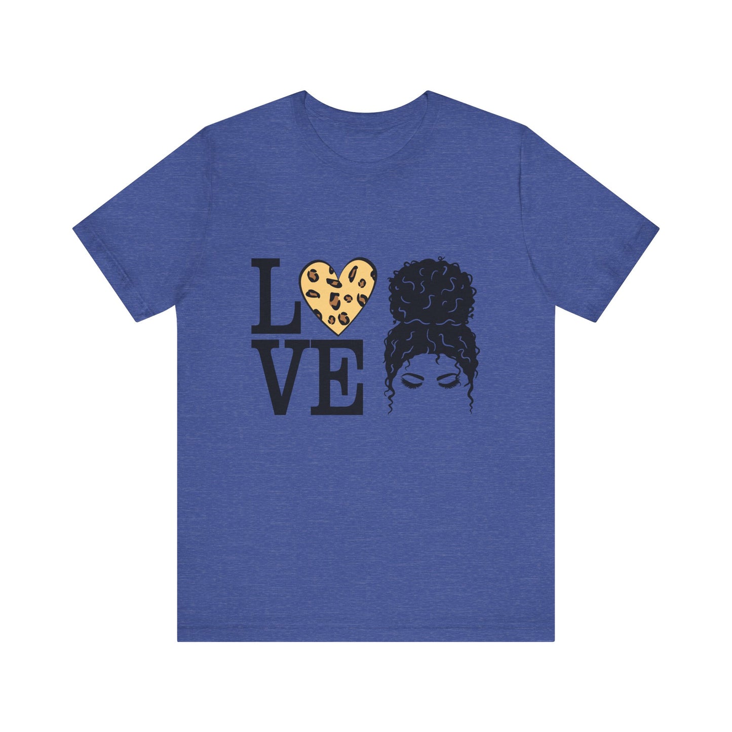 Love Print Girl Tee, Cute Gift for Dates, Casual Everyday Wear, Valentine's Day Top, Unique Fashion Statement for Ladies
