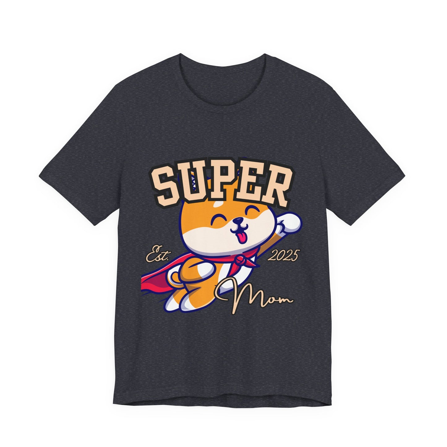 Super Hero Mom Tee, Cute Cat T-Shirt, Gift for Cat Lovers, Casual Wear, Fun Unisex Shirt, Birthday Celebration Tee