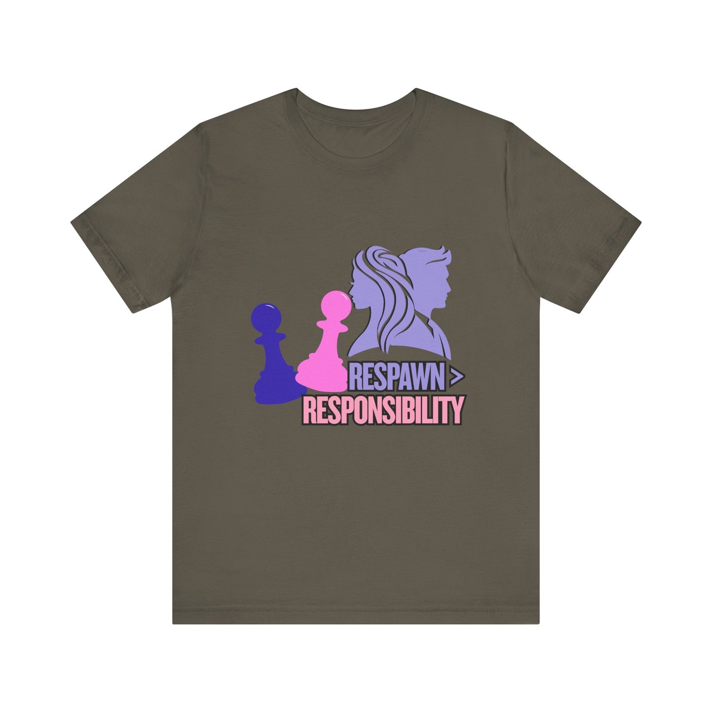 Chess Inspired Graphic Tee, Gamer Shirt, Motivational Quote Top, Casual Wear, Unique Gift for Gamers, Fun Tournament Attire