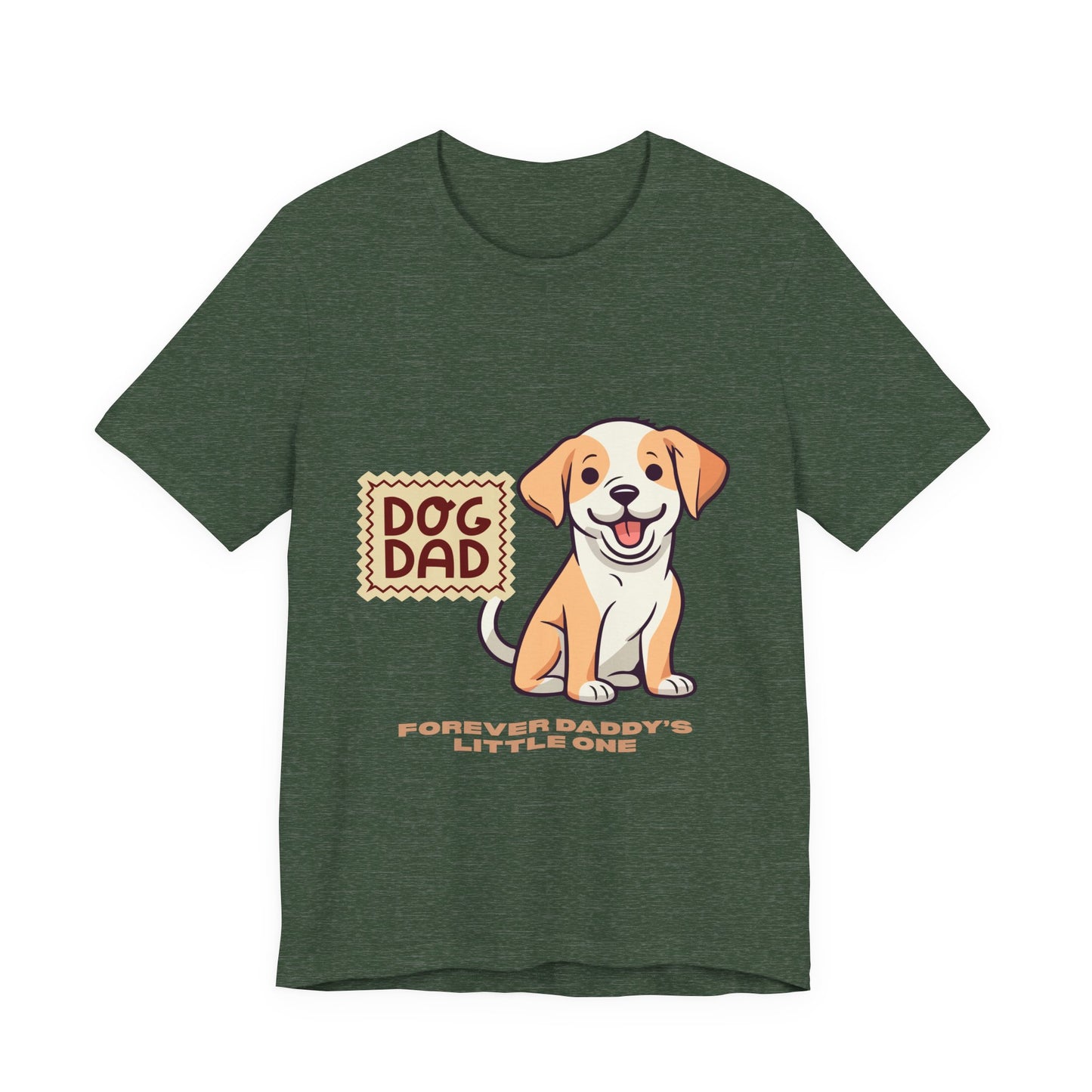 Dog Dad T-Shirt, Perfect Gift for Pet Lovers, Father's Day Apparel, Unisex Casual Tee, Dog Lover Shirt, Cute Dog Dad Design
