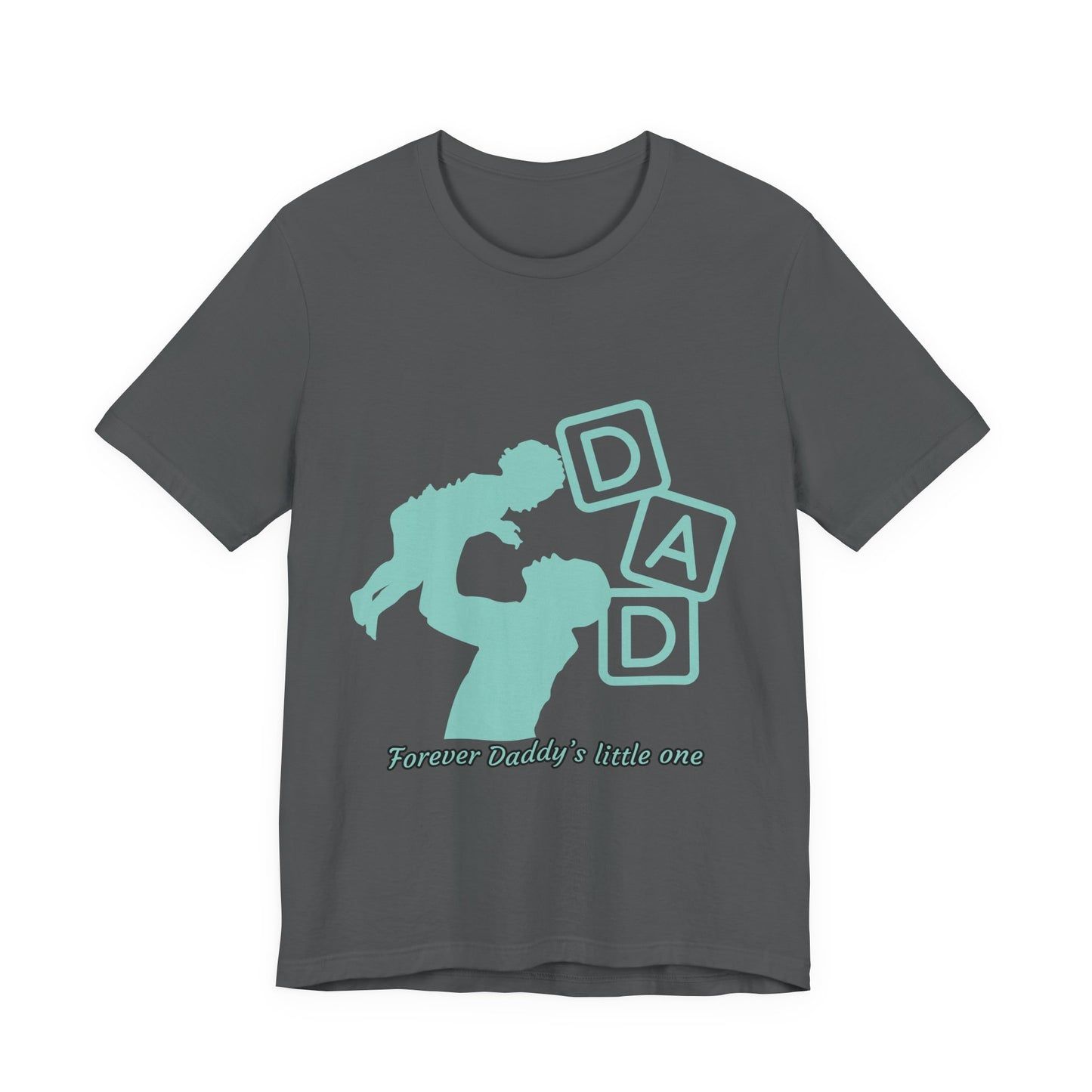 Dad and Child Love Tee, Father's Day Gift, Unisex Jersey T-Shirt, Family Bonding, Casual Wear, Forever Daddy's Little One