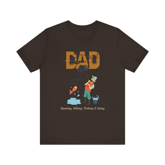 Dad Life Fishing Tee, Perfect for Fathers Day, Outdoor Adventures, Casual Wear, Gift for Dads, Fishing Enthusiasts