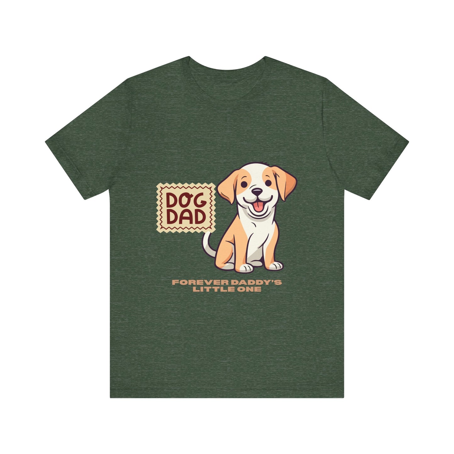 Dog Dad T-Shirt, Perfect Gift for Pet Lovers, Father's Day Apparel, Unisex Casual Tee, Dog Lover Shirt, Cute Dog Dad Design