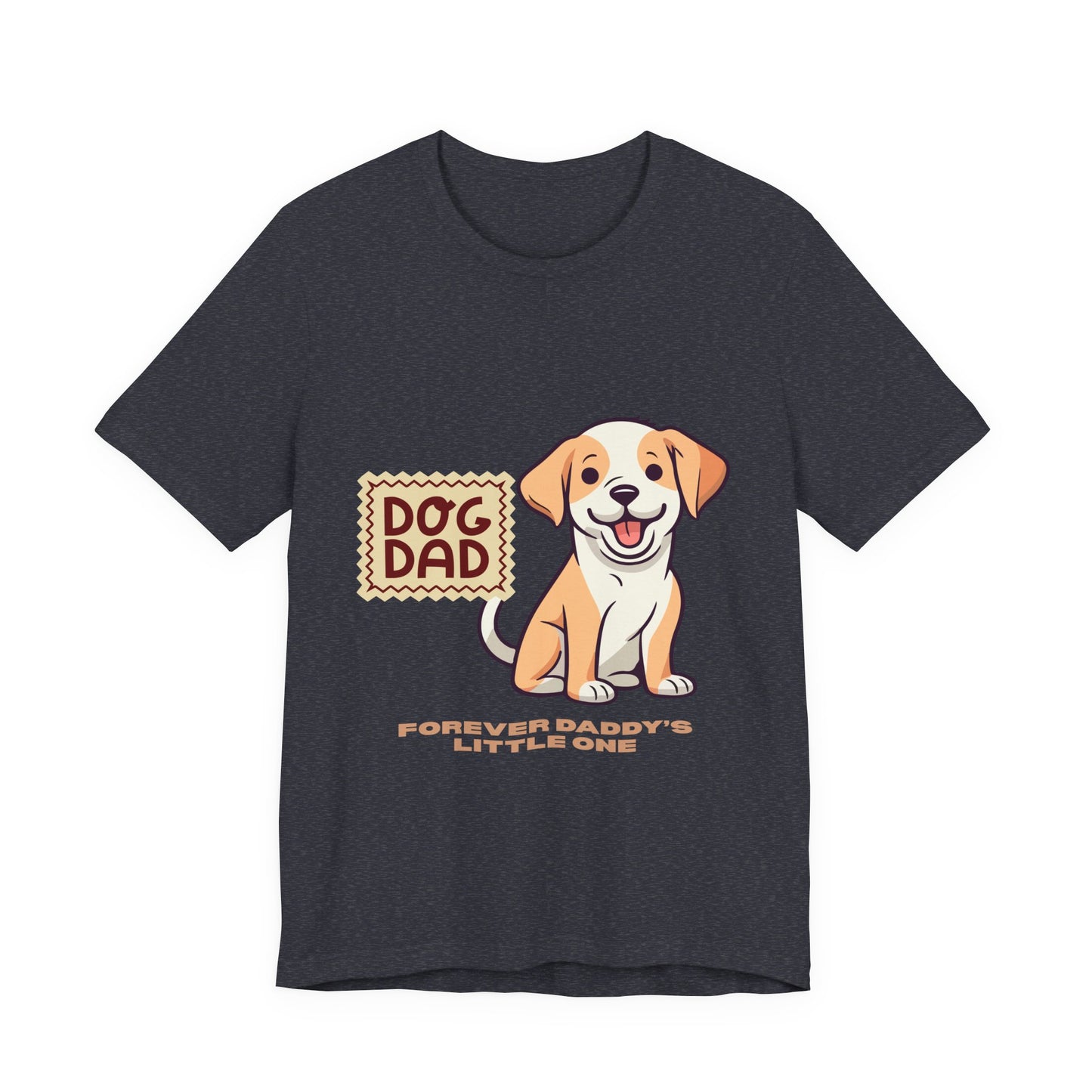 Dog Dad T-Shirt, Perfect Gift for Pet Lovers, Father's Day Apparel, Unisex Casual Tee, Dog Lover Shirt, Cute Dog Dad Design