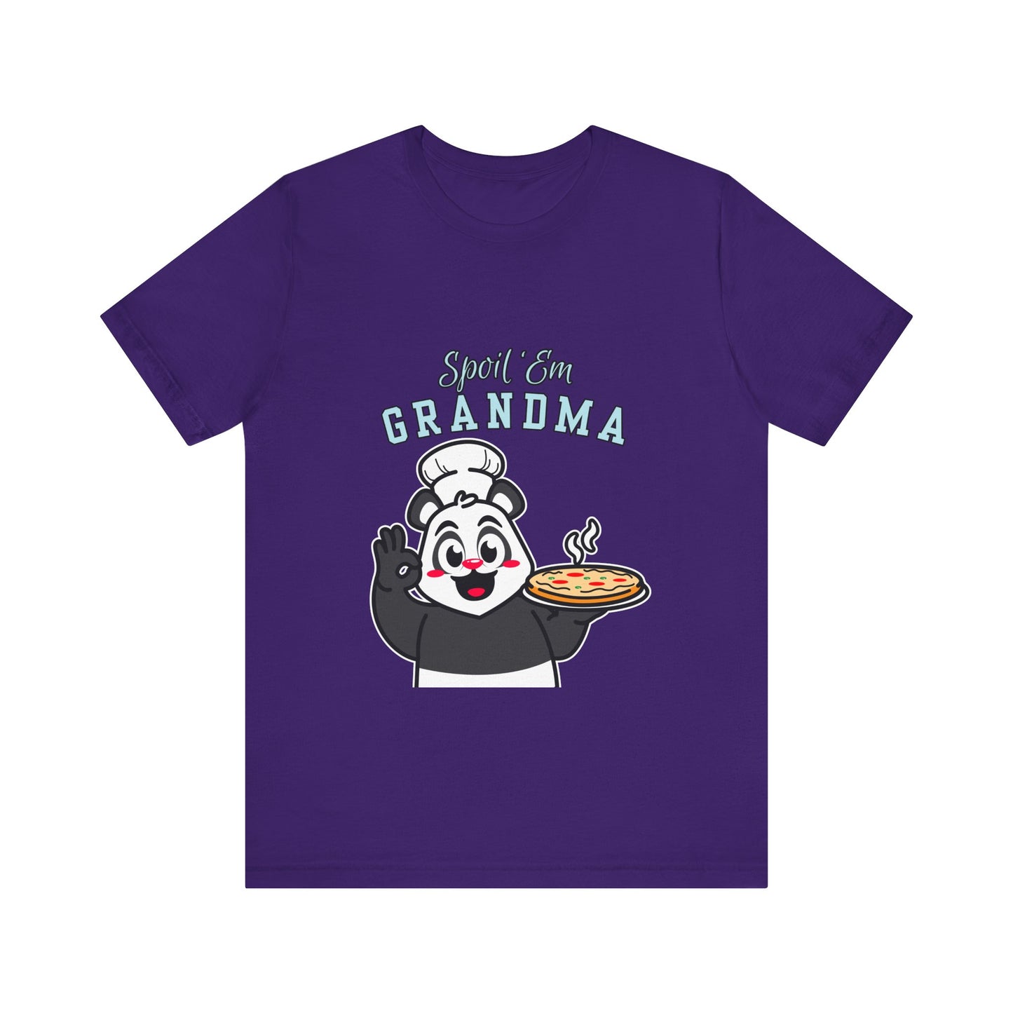 Cute Grandma Cooking Tee, Fun Family Gift, Unisex T-Shirt, Cute Chef Panda Design, Birthday, Mother's Day, Casual Wear