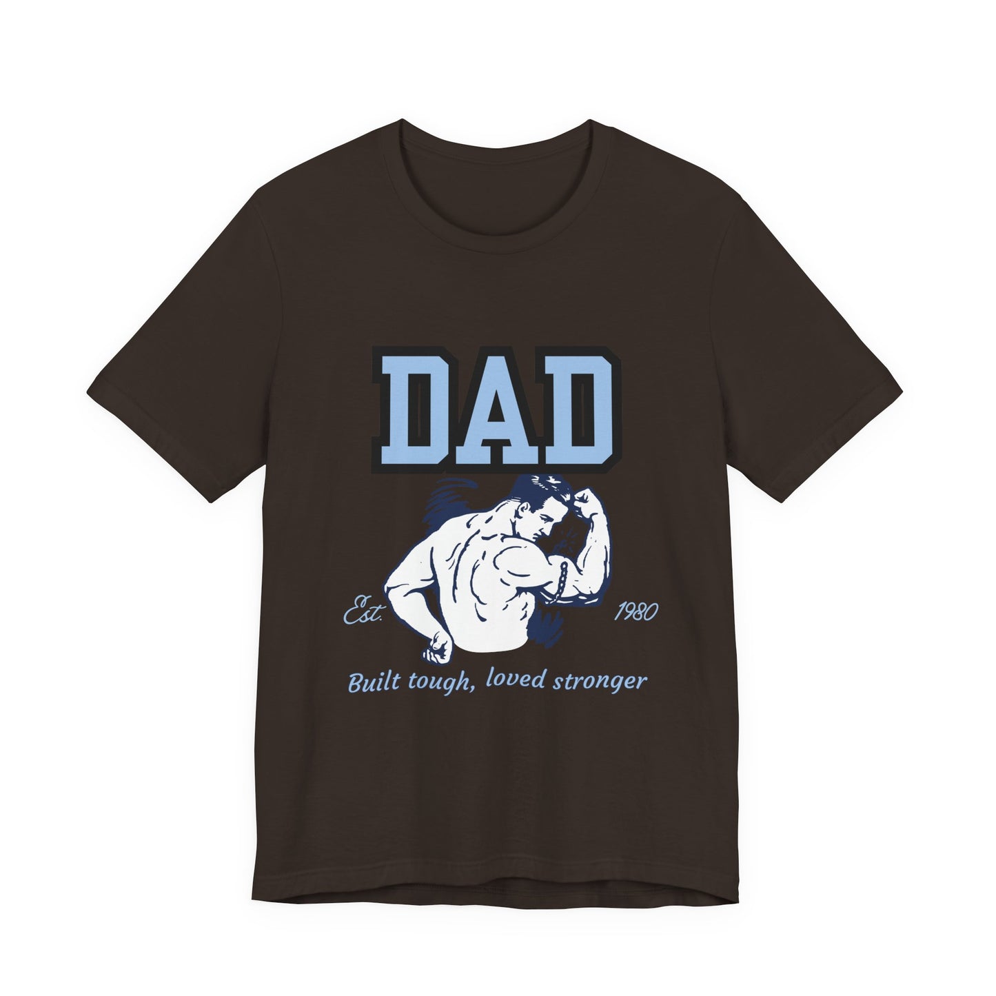 DAD Strong Unisex Jersey Tee, Father's Day Gift, Dad Humor Shirt, Comfortable Casual Top, Birthday Gift Tee, Everyday Wear