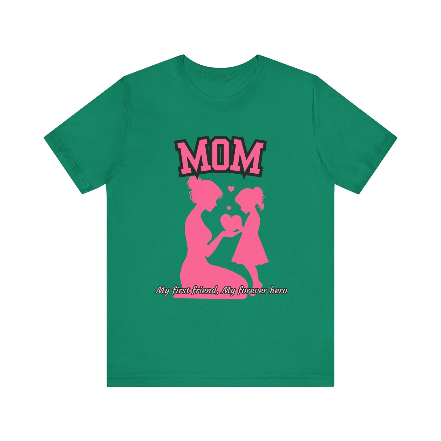 Mom and Daughter Love Tee | Unisex Jersey T-shirt for Mother's Day, Birthday Gift, Family Outing, Casual Wear, Heartwarming Gift