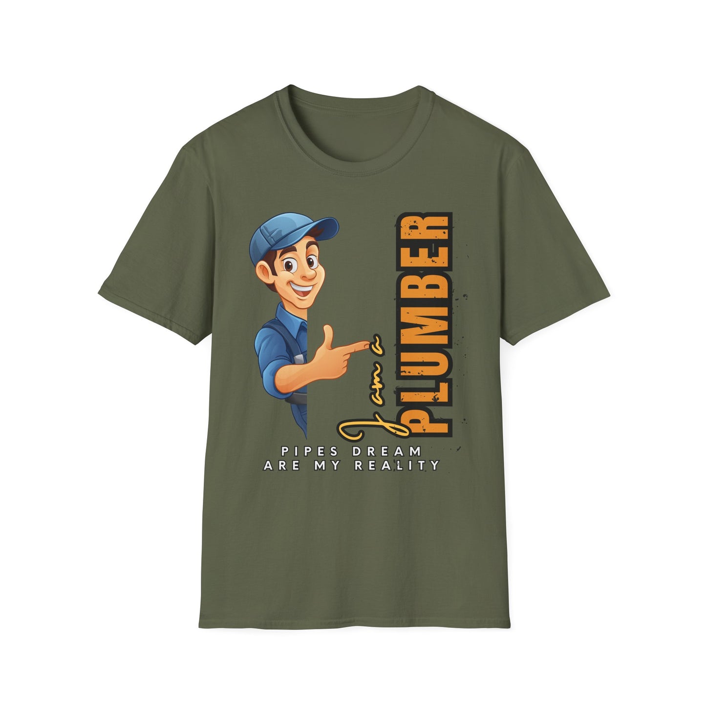 Plumber RealityT-Shirt, Funny Plumbing Tee, Gift for Plumbers, Casual Work Shirt, Father's Day Gift, Home Repair Humor