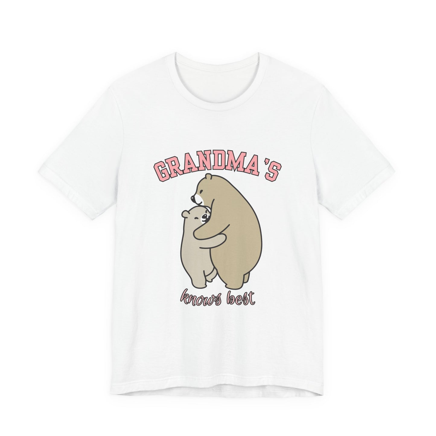 Grandma's Bears Unisex Short Sleeve Tee, Cute T-Shirt for Grandma, Gift for Grandparents, Birthday Gift, Family Matching Outfits