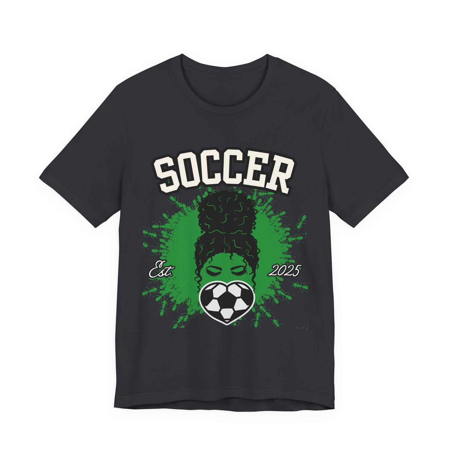 Soccer Queen Graphic Tee, Perfect for Game Day, Sports Lover Gift, Unisex Short Sleeve Tee, Soccer Mom Shirt, Athlete Apparel