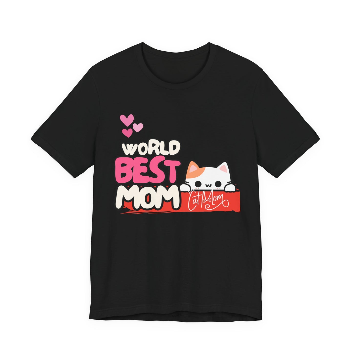 Best Mom Cat Tee, Funny Cat Mother’s Day Gift, Cute Family Shirt, Unisex Pet Lover Tee, Gifts for Cat Moms, Birthday Apparel