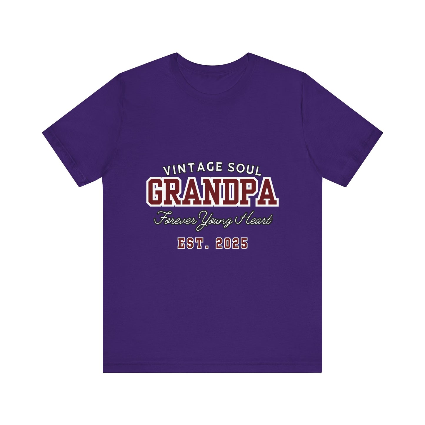 Vintage Soul Grandpa Tee | Perfect Gift for New Grandpas, Father's Day Present, Casual Wear, Family Gatherings, Comfortable Style