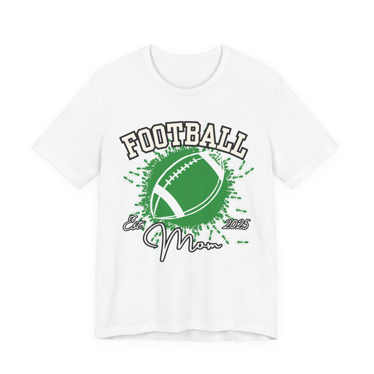 Football Mom Tee, Unisex Short Sleeve T-Shirt, Perfect Gift for Sports Moms, Game Day Apparel, Casual Weekend Wear