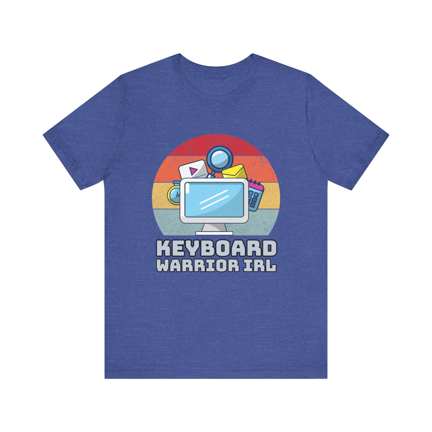Playful Keyboard Warrior Tee, Gamer Shirt, Geek Fashion, Cute Coding Gift, Unisex Casual Tee, Retro Gaming Apparel