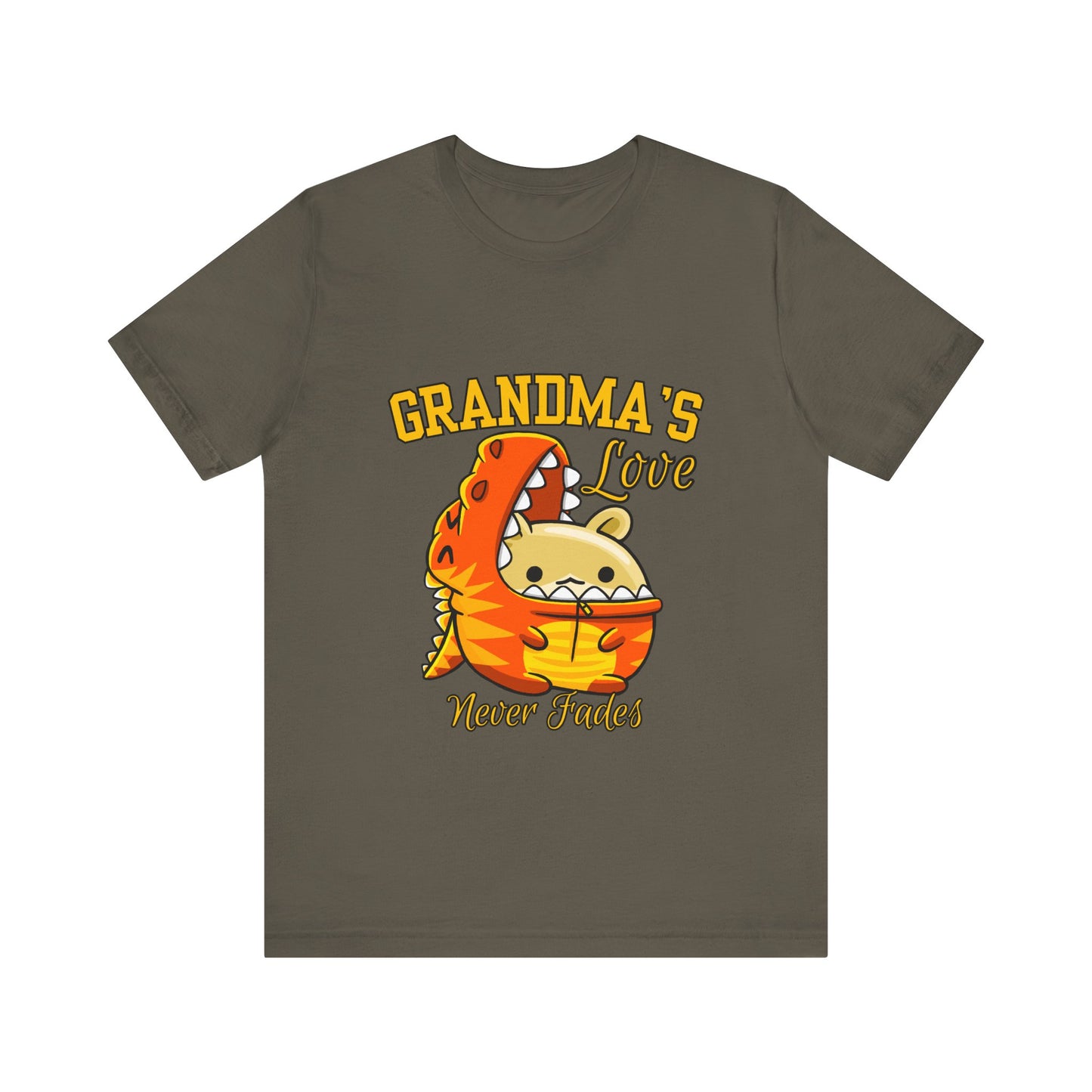 Grandma's Love Unisex Tee, Cute Family T-Shirt, Gifts for Grandma, Birthday Shirt, Summer Casual Wear, Cute Graphic Tee