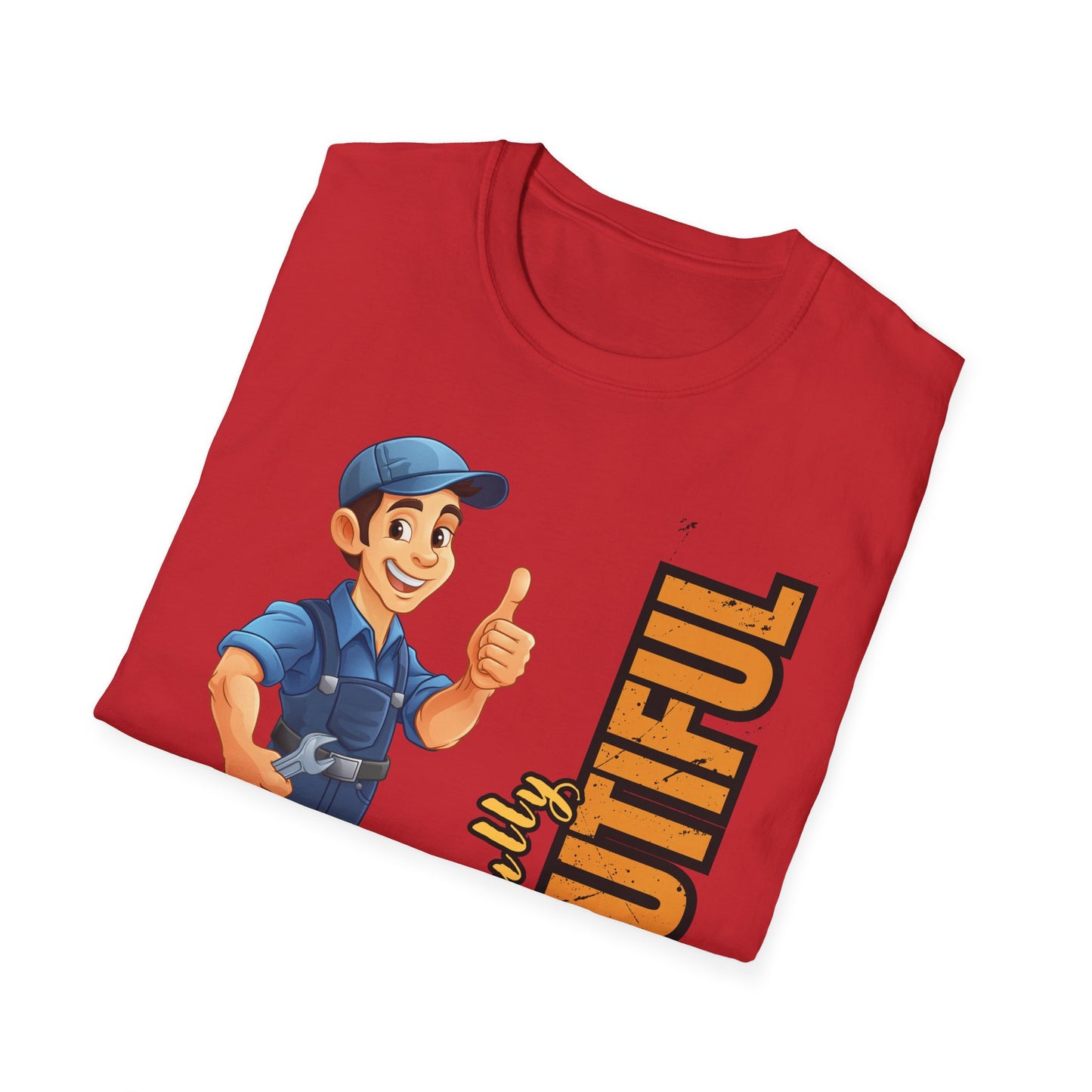 Plumber T-Shirt with Skillfully Beautiful Design, Funny Work T-Shirt, Great for Mechanics, Birthdays, or Casual Wear