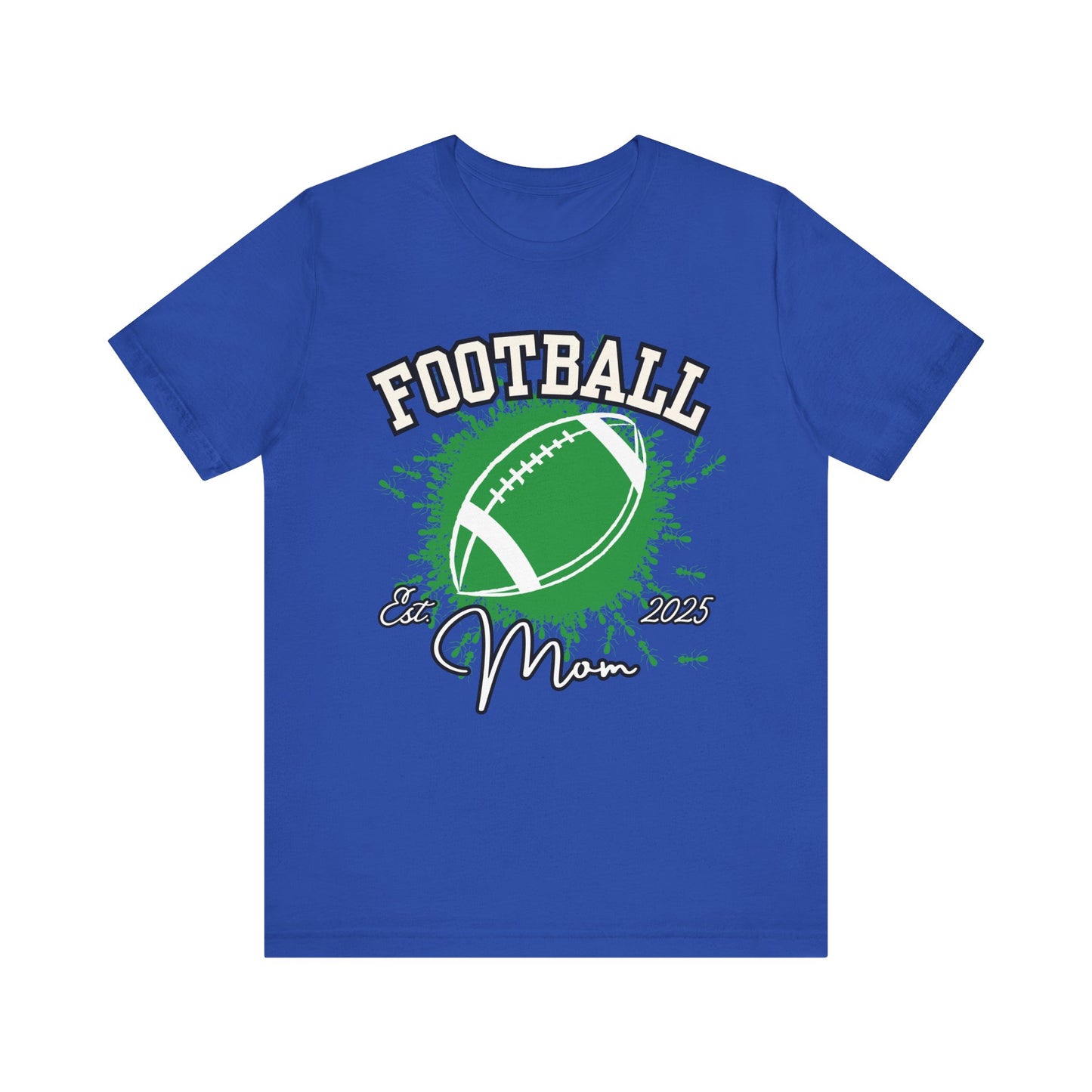 Football Mom Tee, Unisex Short Sleeve T-Shirt, Perfect Gift for Sports Moms, Game Day Apparel, Casual Weekend Wear